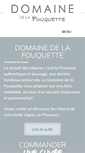 Mobile Screenshot of domainedelafouquette.com